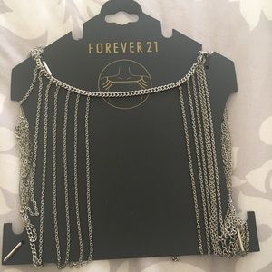 Forever21 Silver Shoulder and Neck Chain